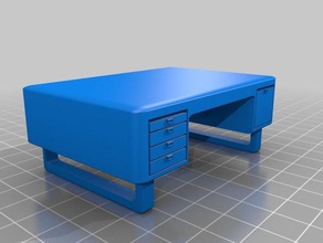 hannibal's desk model furniture desk furniture hannibal miniature miniatures office table