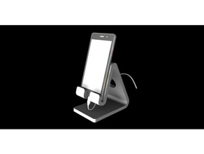 mobilephone stand mobile phone huawei p8 lite 3d print model - Mito3D