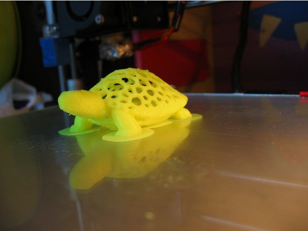 tortue de voronoi art animal animaux style la conception 3D print model - Mito3D