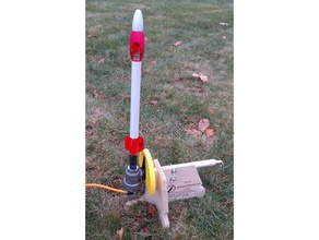lego astronaute de l'adaptateur l'ingénierie air rocket fonctionne airrocketworks l'air comprimé fusée minifig la 3d print model - Mito3D