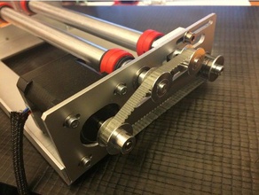 laser-Drehachse Werkzeugmaschinen k40 k40-laser laser rotary rotary-tool 3d print model - Mito3D