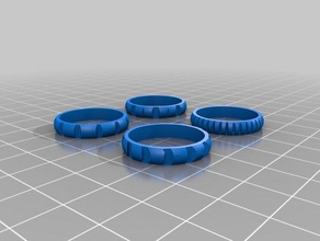 hermosos anillos la joyería de alianza anneau anneaux bague bagues mariage anillo 3d print model - Mito3D