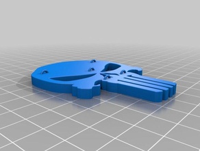 punisher hoops 2d art 3d print model - Mito3D