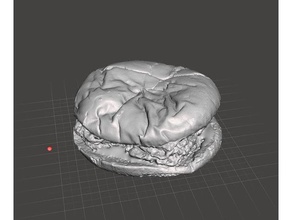 first high resolution scan mcdonalds mcchicken sandwich food & drink burger chicken gag replica reproduction toy 3d print model - Mito3D