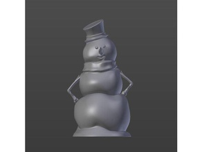 pvg boneco de neve esculturas escultura 3d print model - Mito3D