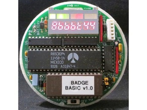 geri koruyucu 6502 40 yıldönümü bilgisayar rozet durumda 3d print model - Mito3D