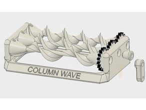 column wave props desk toy gears history illusion prop recreation stage 3d print model - Mito3D