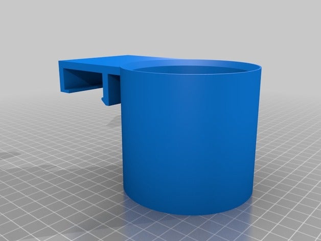 mobília do pátio clip de suporte copo A impressão 3d o móveis 3D print model - Mito3D