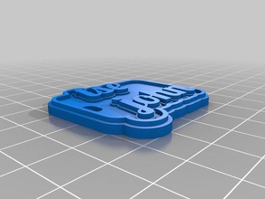 john tse Schlüsselanhänger kundengebundene 3d print model - Mito3D