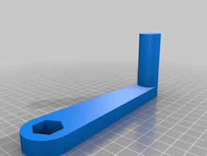meu personalizados manivela partes personalizado 3d print model - Mito3D