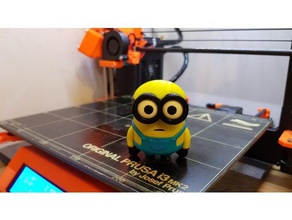 minion bob - multi material juegos y juguetes meshmixer multi-material prusa i3 3d print model - Mito3D