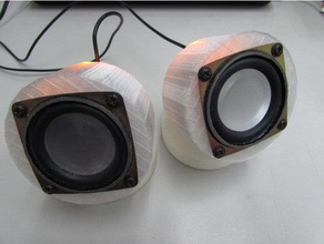 led pc speakers audio 3d print model - Mito3D