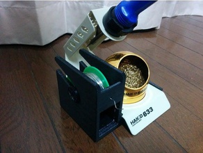 solder reel holder hakko633 tools 3d print model - Mito3D