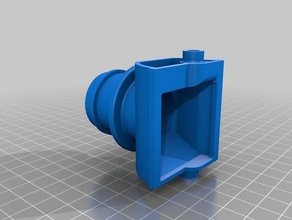 brush connector samsung vacuum cleaner parts repair part solidworks 3d print model - Mito3D