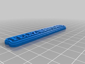 catalina feliz navidad omniareus de porte-clés personnalisé 3d print model - Mito3D