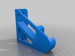 filamento del soporte de la pared Impresora 3d accesorios el titular bobina pie 3d print model - Mito3D