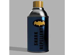 pipistrello di squalo repellente oggetti scena batman bomboletta spray 3d print model - Mito3D