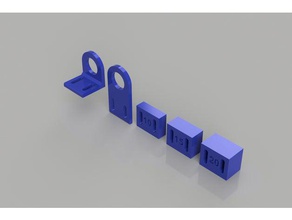 m18 proximity sensor brackets diy inductive mounting bracket spacer 3d print model - Mito3D