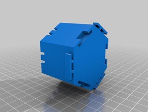 modulaire pot en boîte les conteneurs 3d print model - Mito3D
