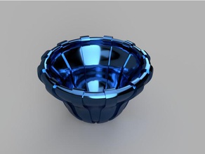 vase vide poches corbeille decor bowl bowls dog flower fruit pet pets spiral vases mode vide-poches 3d print model - Mito3D