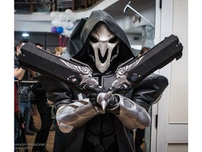 reaper brush pad throns scans & replicas cosplay overwatch 3d print model - Mito3D
