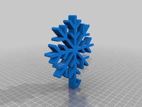 incienso - diciembre de 2017 3d imprimibles ornamento del copo nieve decoración navidad la adorno 3d print model - Mito3D