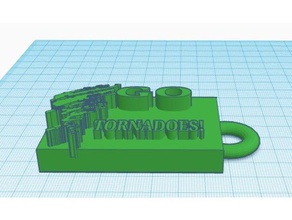 key chain 3d-drucken 3d print model - Mito3D