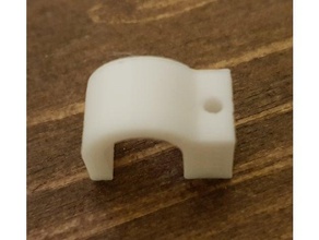 7mm wall cable holder 3d printing 3d print model - Mito3D