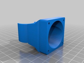 double ventilateur prusa i3 Imprimante 3d accessoires soufflant extrusion 3d print model - Mito3D