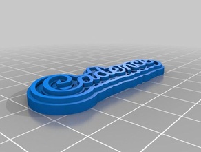 cadence keychains customized 3d print model - Mito3D
