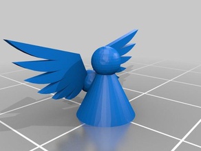 ángel La impresión en 3d 3d print model - Mito3D
