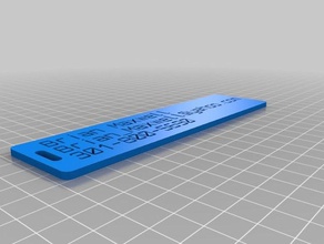 brian maxwell Bagaj etiketi organizasyon özelleştirilmiş 3d print model - Mito3D