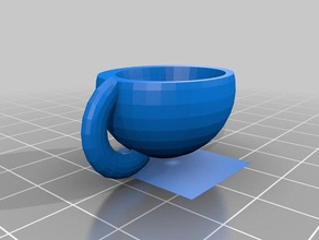 taza de té La impresión en 3d stl 3d print model - Mito3D