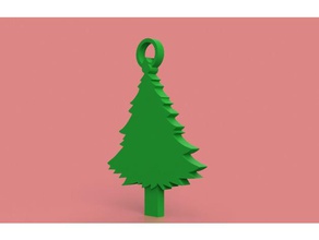 christmas tree key chain keychains 3d amazing arbor arbot beautiful birch decoration gift ornament creative fun holiday holidays keychain keys merry oak render trees 3d print model - Mito3D