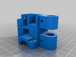 hypercube re-inforced xy joiner 3d printer parts 2020 corexy core 3d print model - Mito3D