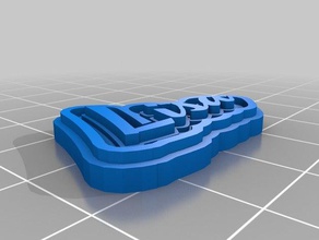 lisa i portachiavi su misura 3d print model - Mito3D