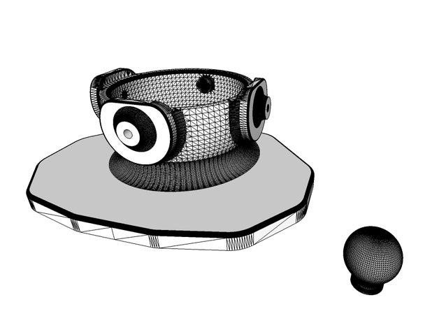 inmoov neck ballends robotics modifications 3D print model - Mito3D