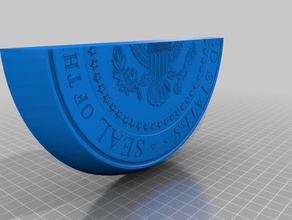 vintage sello presidencial props la rama ejecutivo el presidente estados unidos westwing 3d print model - Mito3D