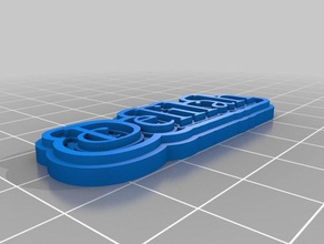 delilah keychains customized 3d print model - Mito3D