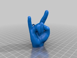 finger horns christmas tree decoration 3d printing 3d print model - Mito3D