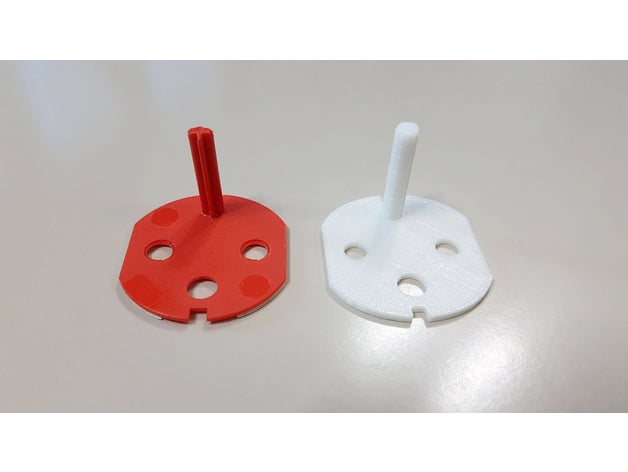 la sécurité de l'insertion plaque touche schuko f e les pièces rechange adaptador clavija enchufe sai tipo européenne prise clé courant adaptateur type ups seguridad toma corriente murale 3D print model - Mito3D