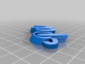 llavero pato organização personalizado 3d print model - Mito3D