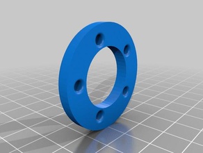 70mm wheel pulley spacer automotive 3d print model - Mito3D