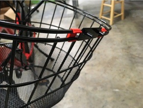 colorbasket anti-pop clip bike wire basket handle 3d printing bicycle 3d print model - Mito3D