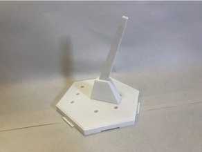 gunpla stand model robots action base display gundam 3d print model - Mito3D