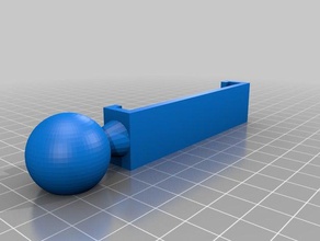 galaxy note 3 holder ram-type ball mount camera customized 3d print model - Mito3D