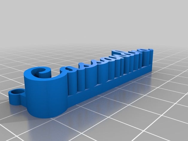 cassandra decoración personalizado 3D print model - Mito3D