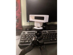 logitech c270 de la monture trépied caméra le mont supportless 3d print model - Mito3D