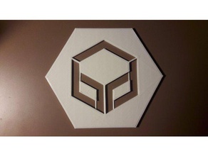 100hex bilbaodynamics logotipo art 3d print model - Mito3D