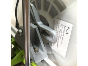 hypercube evolution 3030 filament spool mount 3d printer accessories extrusion 8mm holder 3d print model - Mito3D